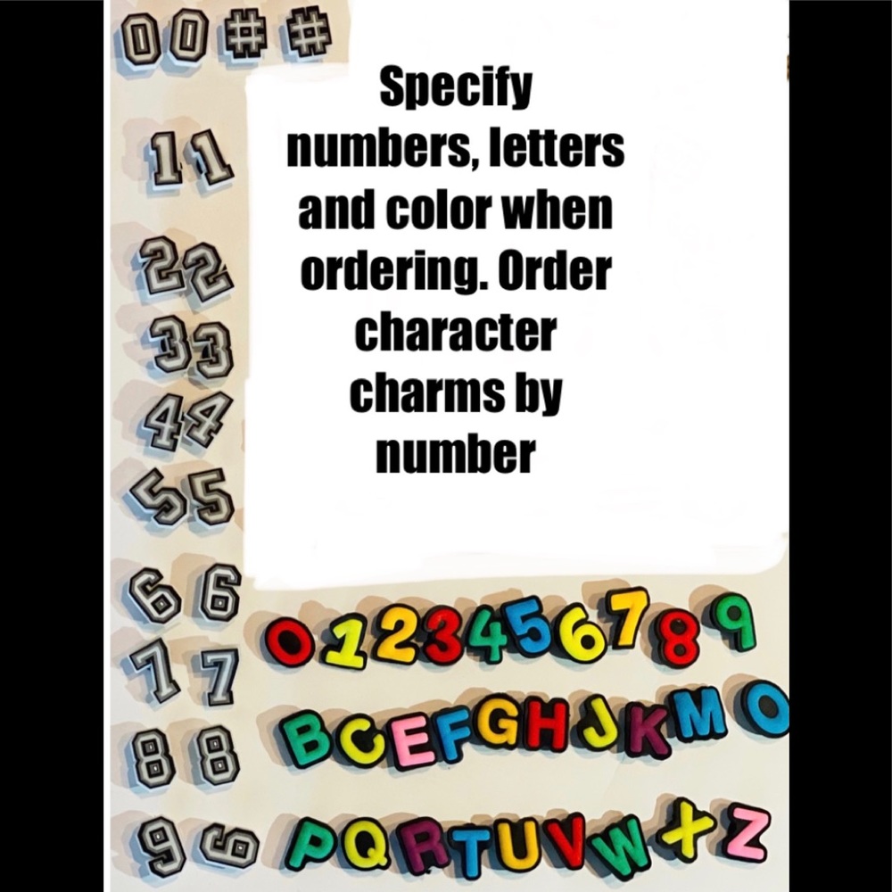 5 for $10 -  or - $3 each - Rubber shoe charms